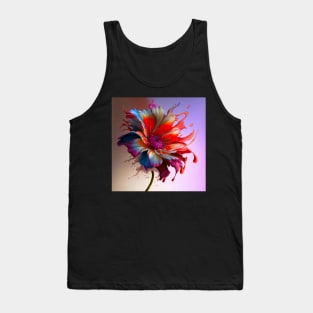 Floral Artwork Designs Tank Top